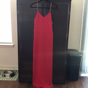 Formal dress w/ rhinestone straps. UK size 8, US 4